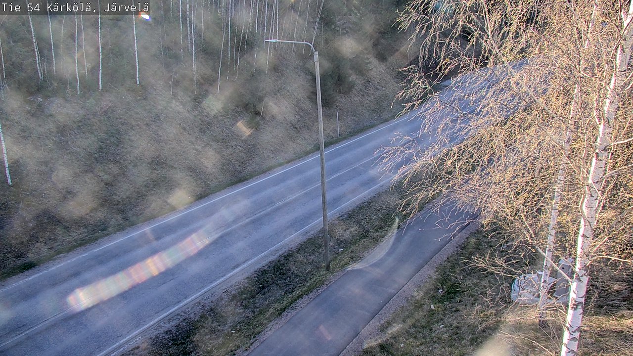 Weather Camera Image Väg 54 Kärkölä, Järvelä, Kärkölä, Päijät-Häme