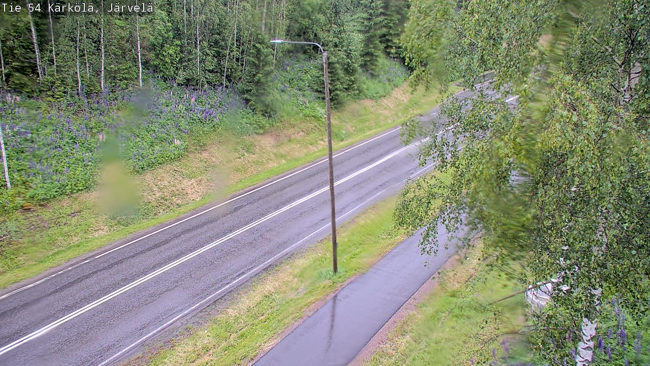 Weather Camera Image Väg 54 Kärkölä, Järvelä, Kärkölä, Päijät-Häme