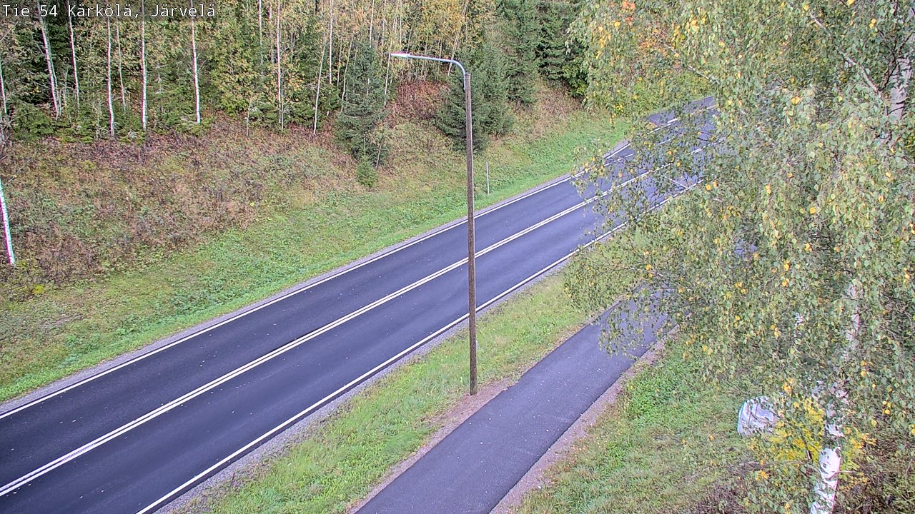 Weather Camera Image Road 54 Kärkölä, Järvelä, Kärkölä, Päijät-Häme