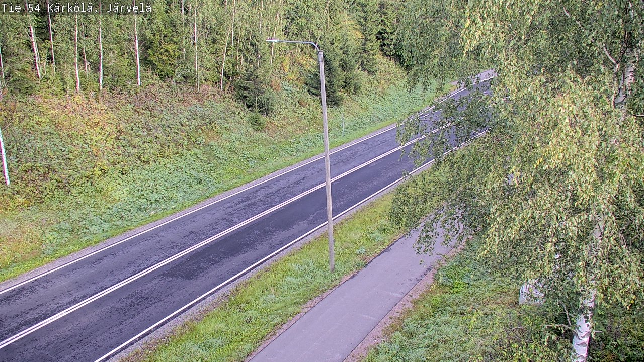 Weather Camera Image Road 54 Kärkölä, Järvelä, Kärkölä, Päijät-Häme