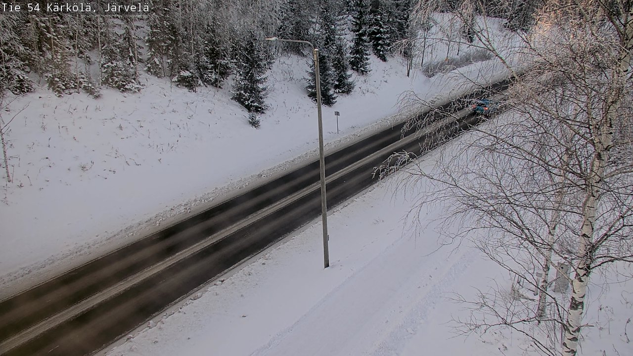 Weather Camera Image Väg 54 Kärkölä, Järvelä, Kärkölä, Päijät-Häme