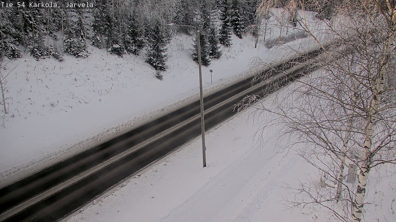 Weather Camera Image Väg 54 Kärkölä, Järvelä, Kärkölä, Päijät-Häme