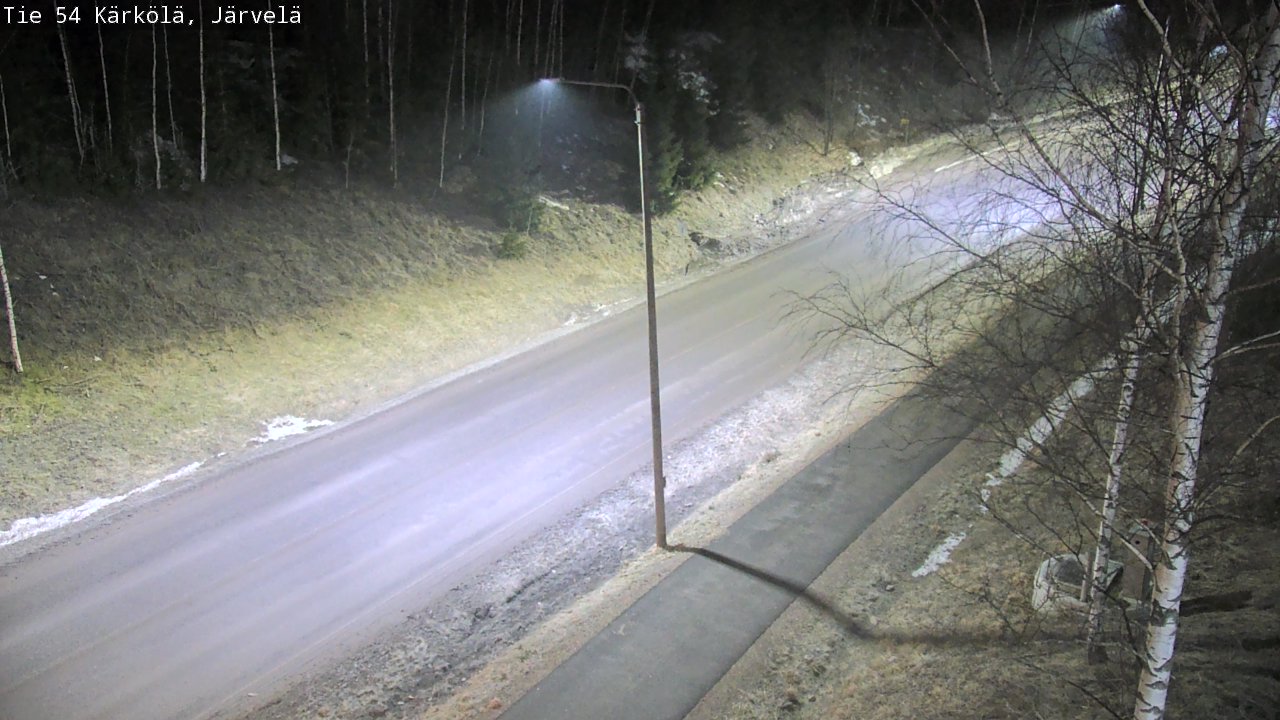 Weather Camera Image Road 54 Kärkölä, Järvelä, Kärkölä, Päijät-Häme