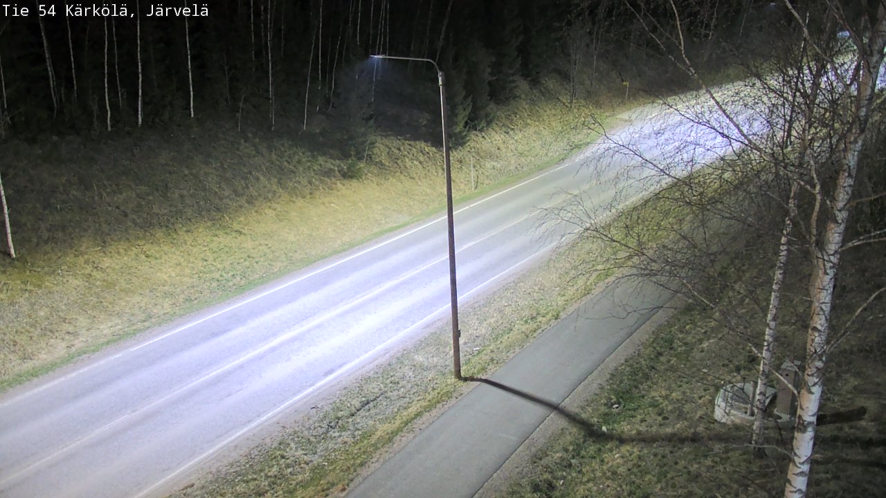 Weather Camera Image Väg 54 Kärkölä, Järvelä, Kärkölä, Päijät-Häme