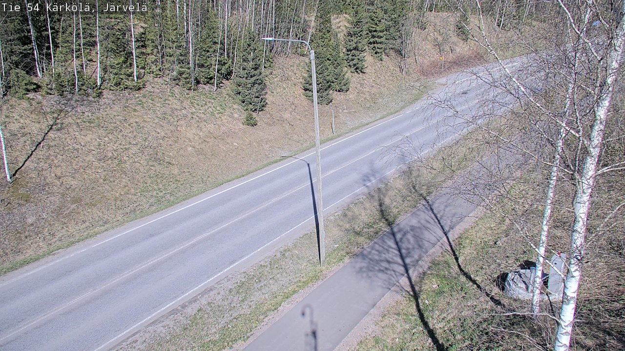 Weather Camera Image Road 54 Kärkölä, Järvelä, Kärkölä, Päijät-Häme