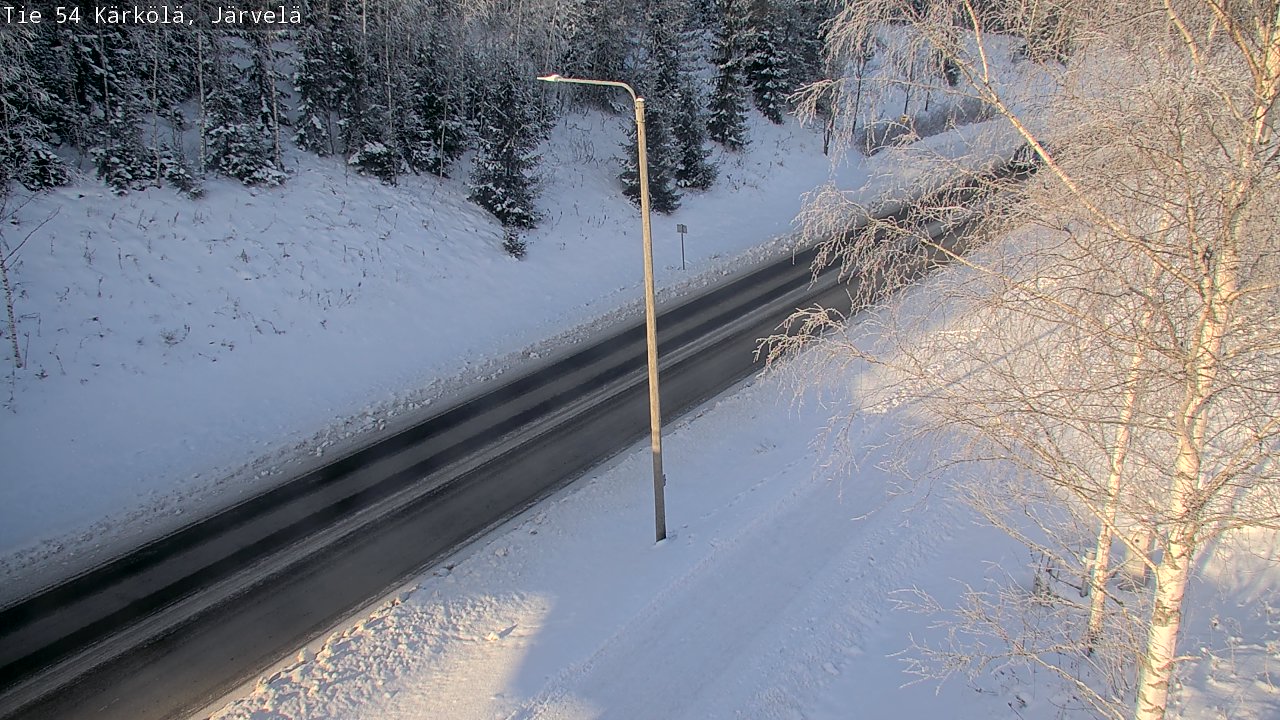 Weather Camera Image Väg 54 Kärkölä, Järvelä, Kärkölä, Päijät-Häme