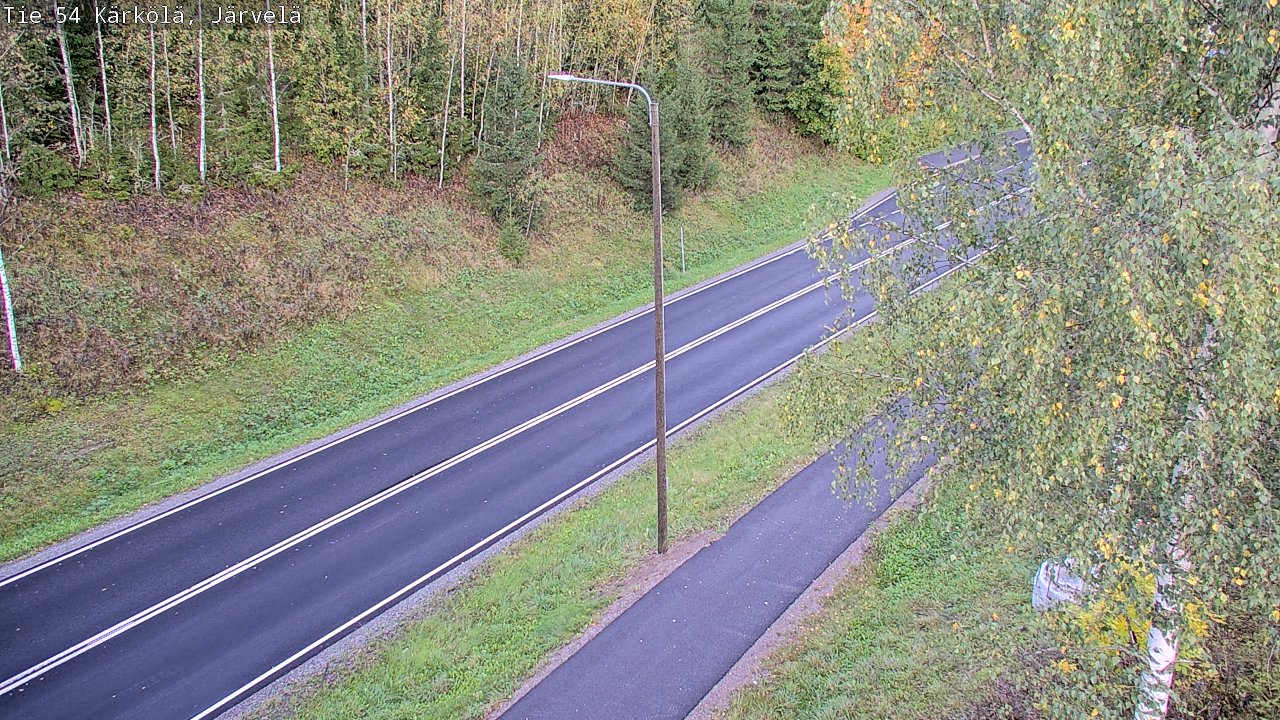 Weather Camera Image Road 54 Kärkölä, Järvelä, Kärkölä, Päijät-Häme