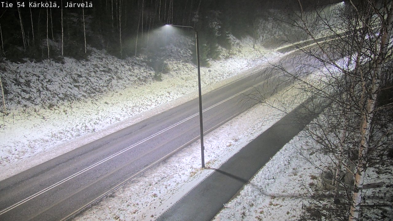 Weather Camera Image Väg 54 Kärkölä, Järvelä, Kärkölä, Päijät-Häme