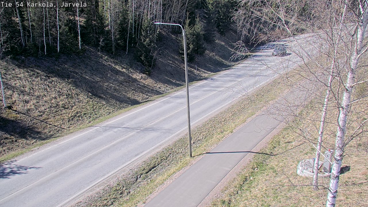 Weather Camera Image Väg 54 Kärkölä, Järvelä, Kärkölä, Päijät-Häme