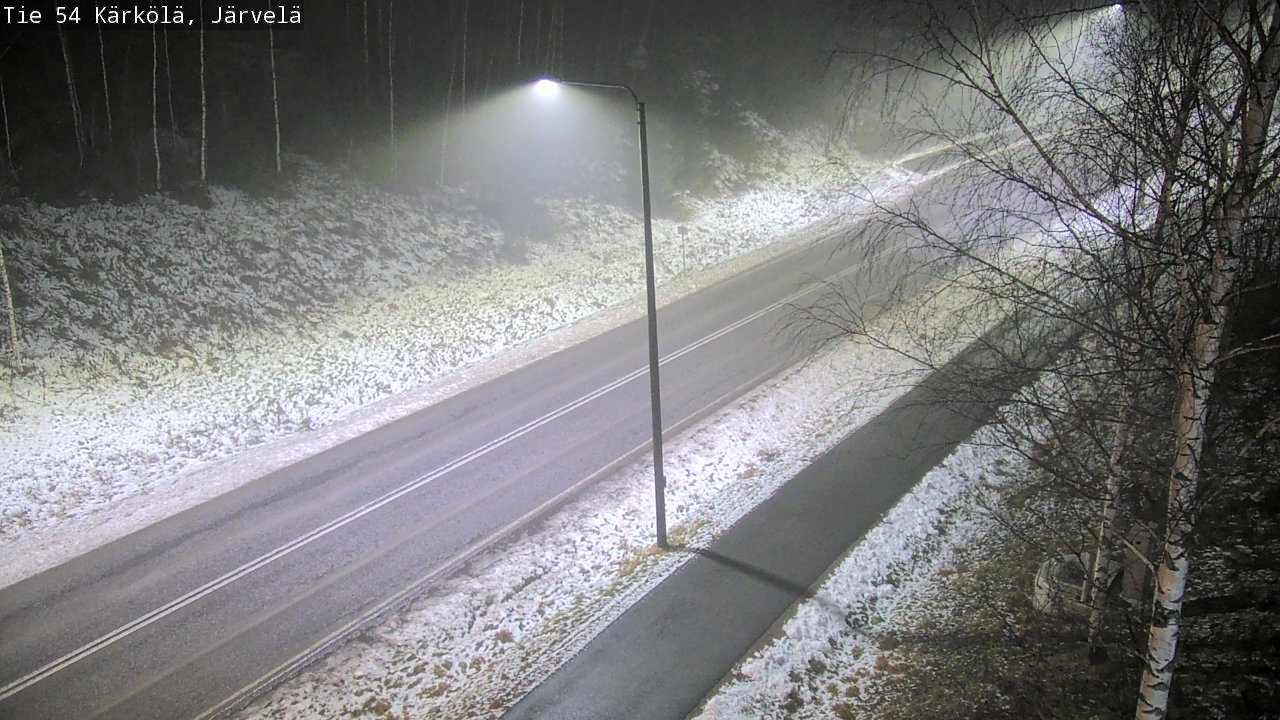 Weather Camera Image Väg 54 Kärkölä, Järvelä, Kärkölä, Päijät-Häme