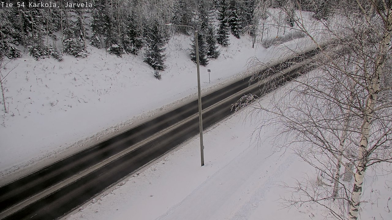 Weather Camera Image Väg 54 Kärkölä, Järvelä, Kärkölä, Päijät-Häme