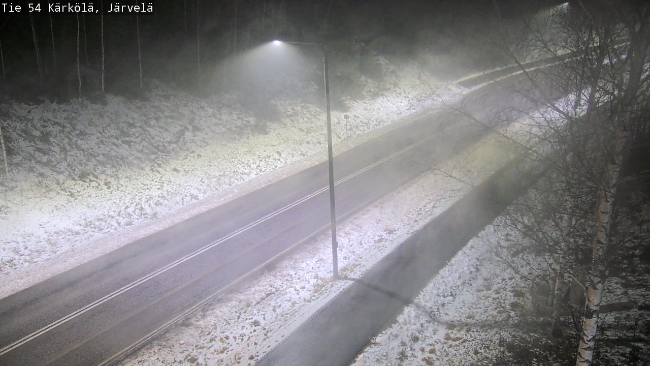 Weather Camera Image Väg 54 Kärkölä, Järvelä, Kärkölä, Päijät-Häme