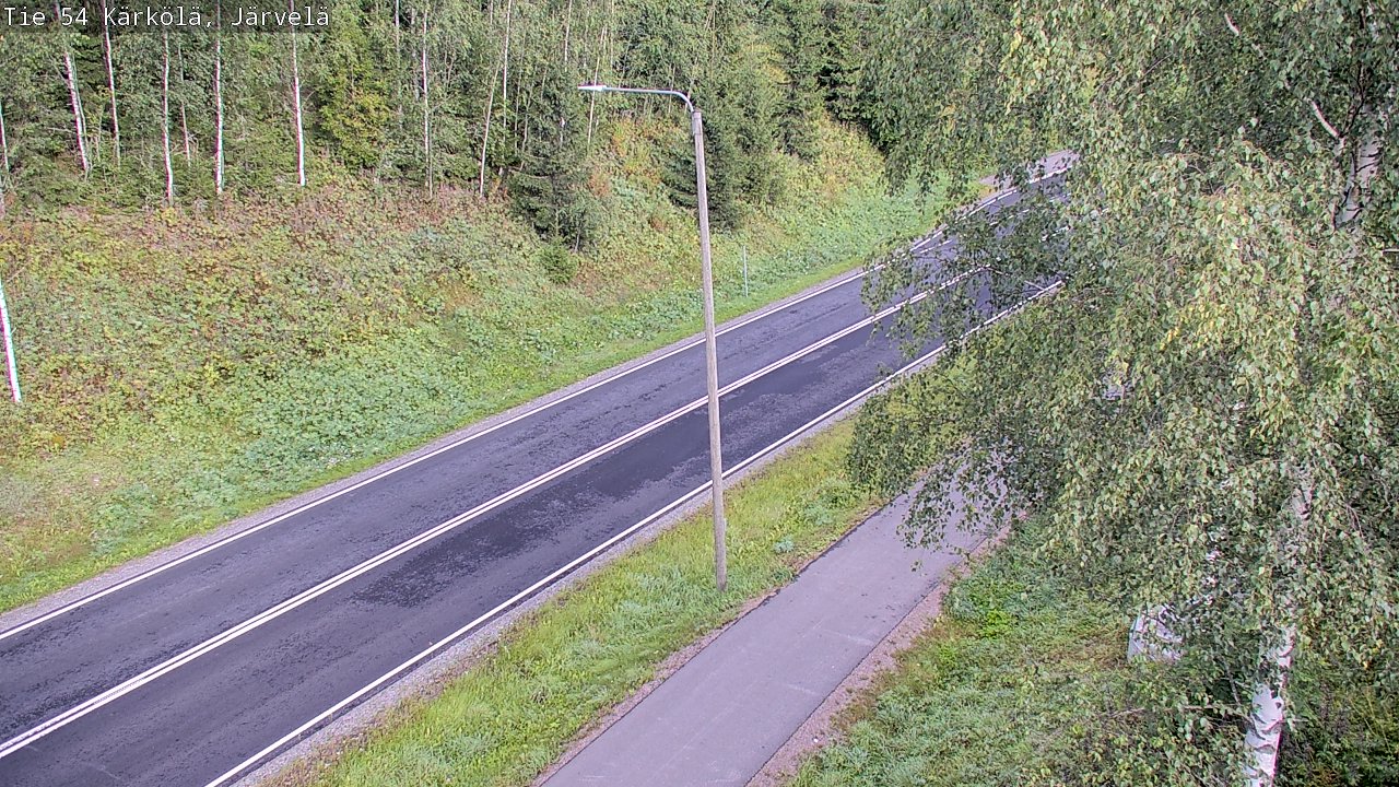 Weather Camera Image Väg 54 Kärkölä, Järvelä, Kärkölä, Päijät-Häme