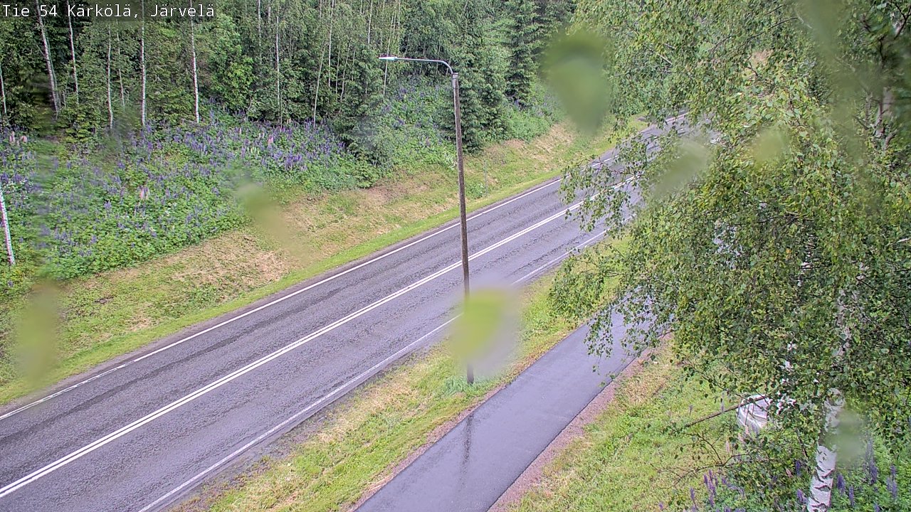 Weather Camera Image Väg 54 Kärkölä, Järvelä, Kärkölä, Päijät-Häme