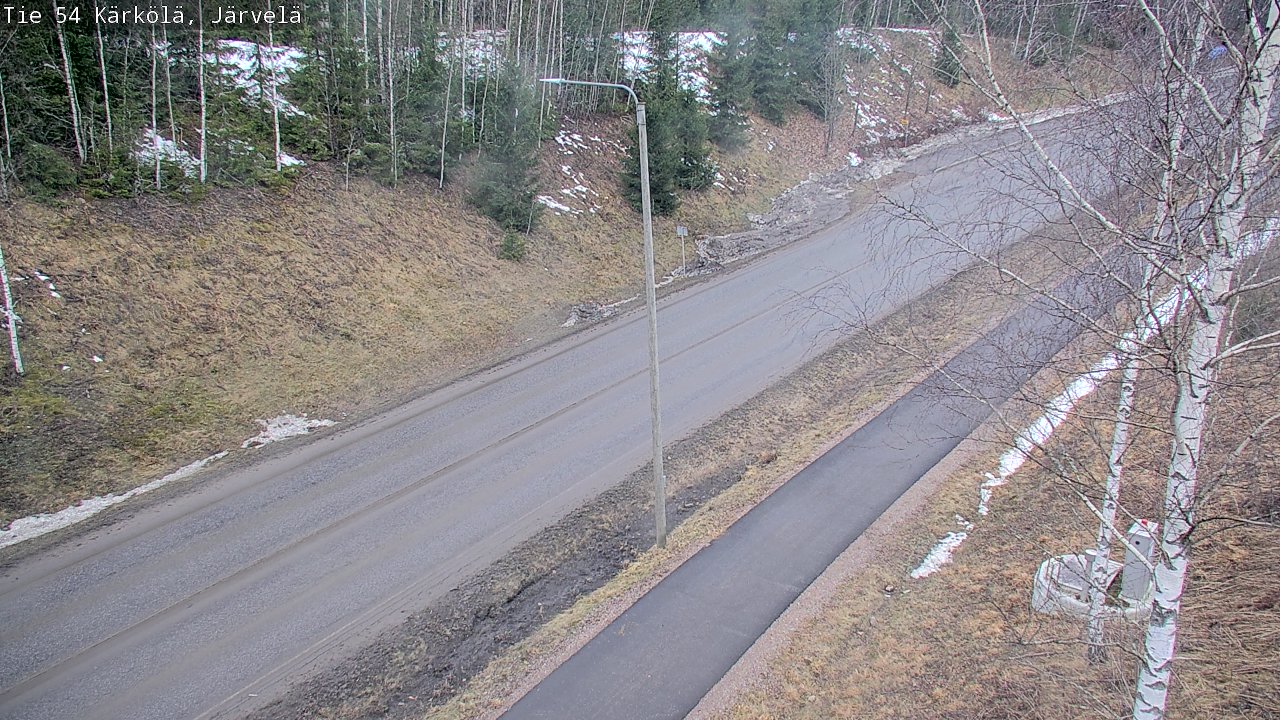 Weather Camera Image Road 54 Kärkölä, Järvelä, Kärkölä, Päijät-Häme
