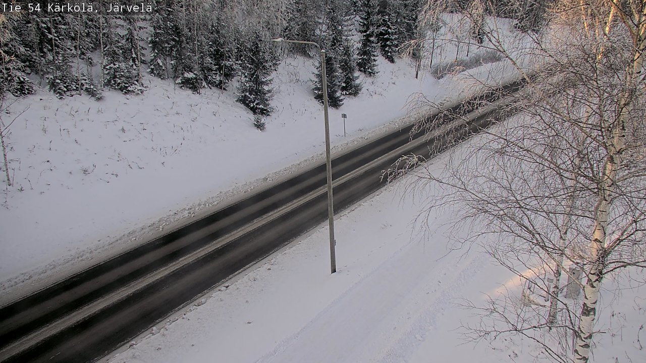 Weather Camera Image Väg 54 Kärkölä, Järvelä, Kärkölä, Päijät-Häme