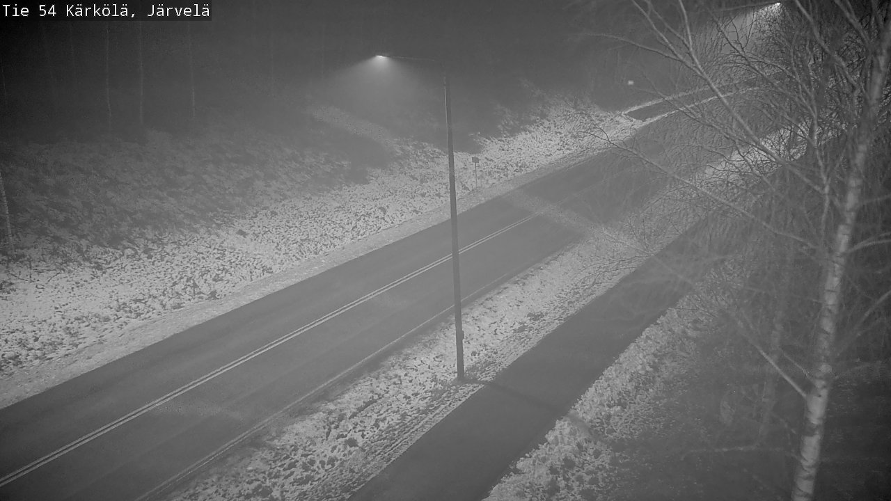Weather Camera Image Väg 54 Kärkölä, Järvelä, Kärkölä, Päijät-Häme