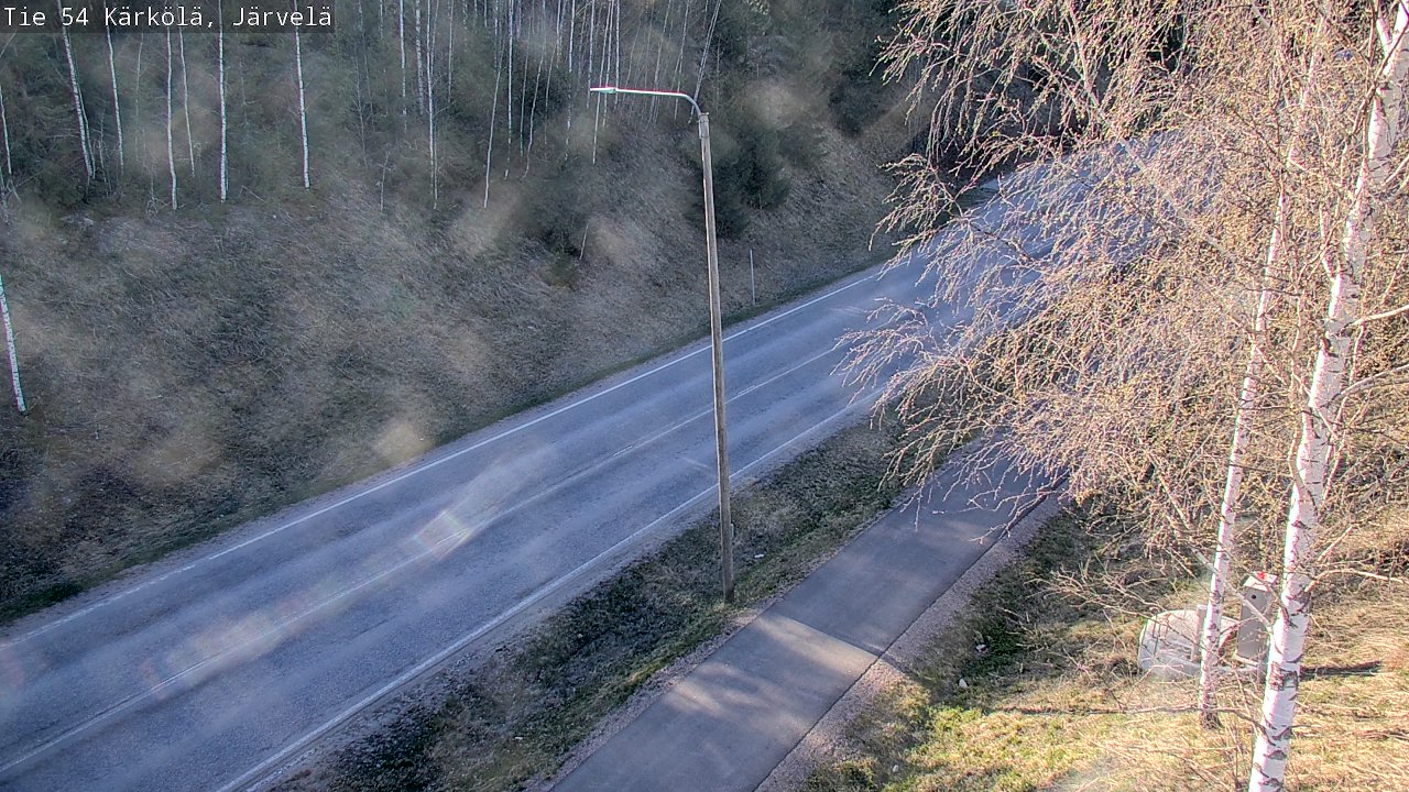 Weather Camera Image Väg 54 Kärkölä, Järvelä, Kärkölä, Päijät-Häme