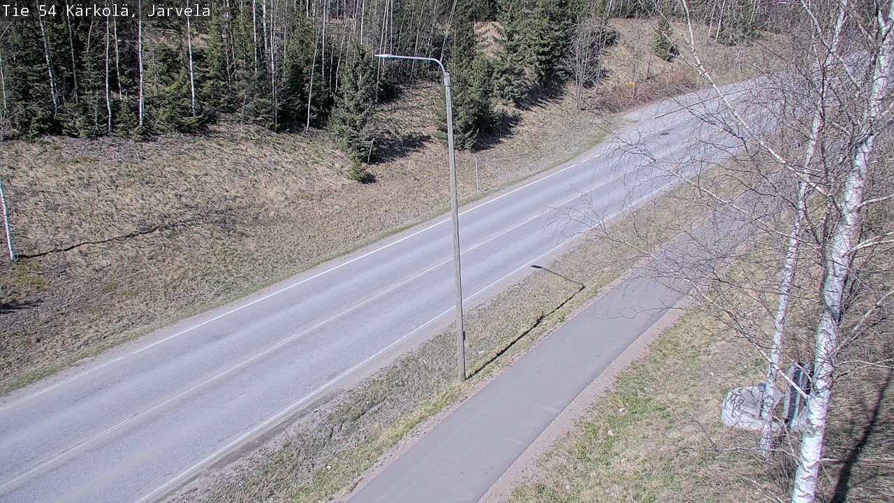 Weather Camera Image Väg 54 Kärkölä, Järvelä, Kärkölä, Päijät-Häme