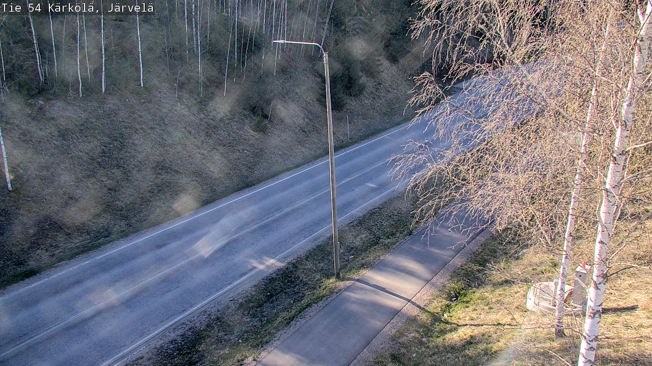 Weather Camera Image Väg 54 Kärkölä, Järvelä, Kärkölä, Päijät-Häme