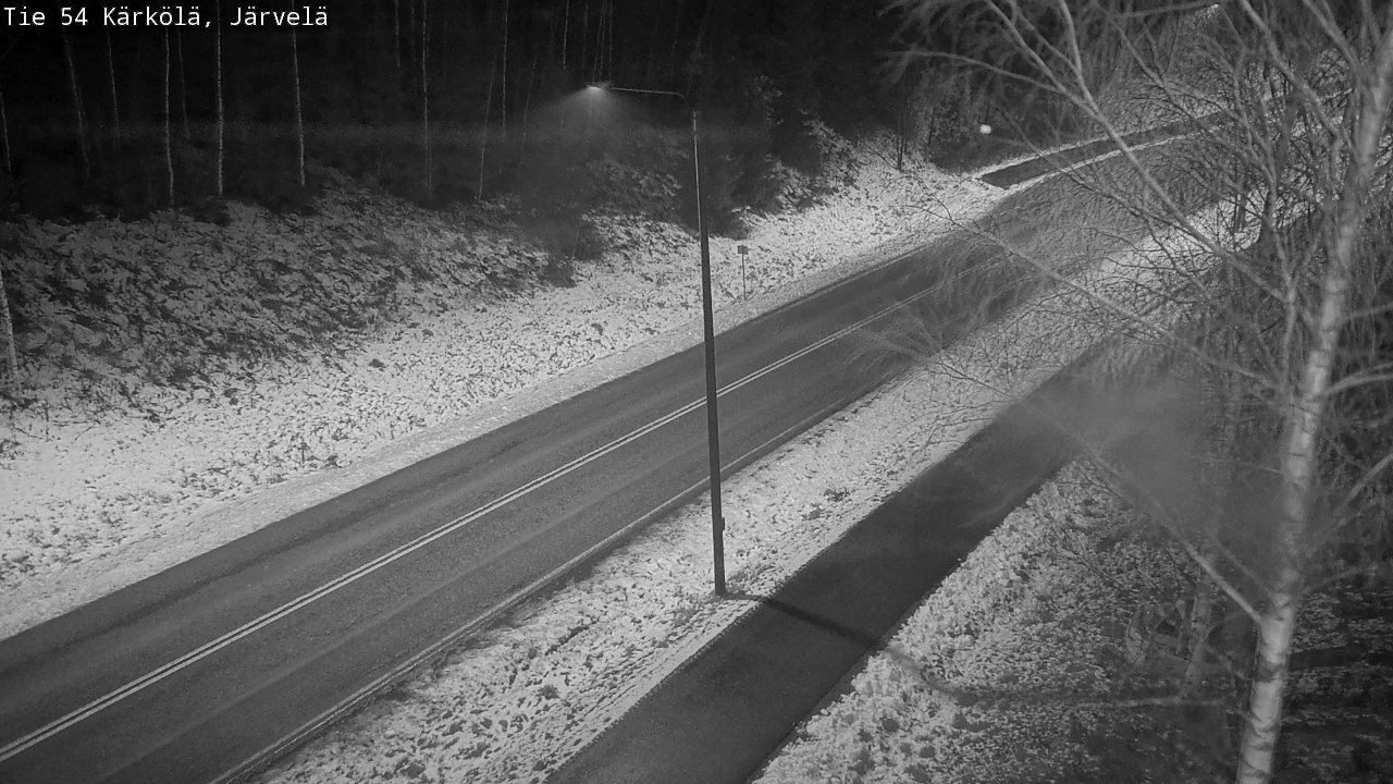 Weather Camera Image Väg 54 Kärkölä, Järvelä, Kärkölä, Päijät-Häme