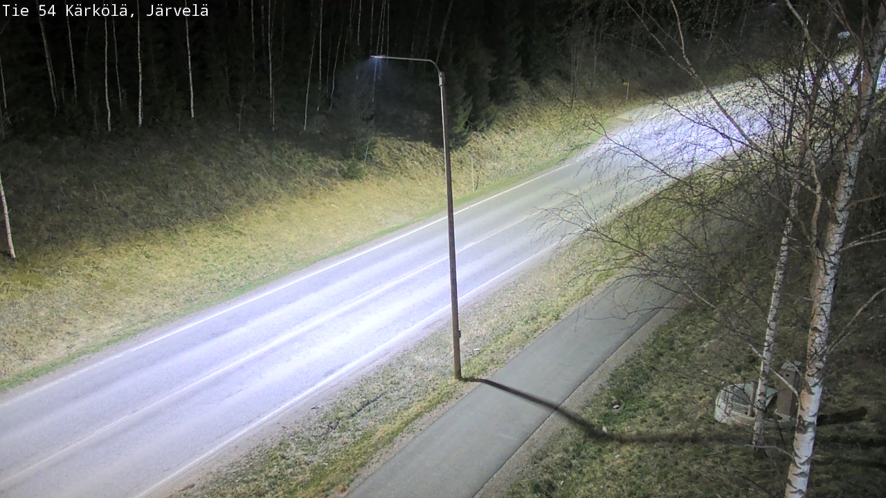 Weather Camera Image Väg 54 Kärkölä, Järvelä, Kärkölä, Päijät-Häme