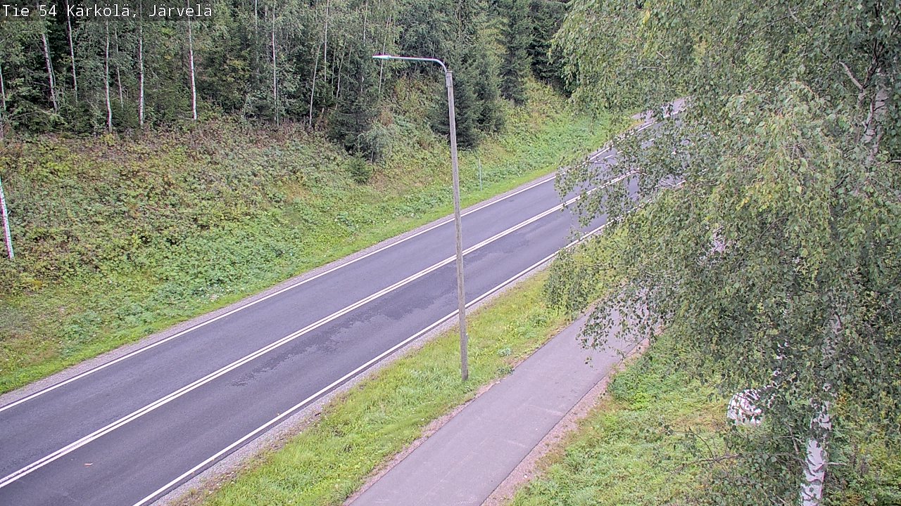 Weather Camera Image Väg 54 Kärkölä, Järvelä, Kärkölä, Päijät-Häme