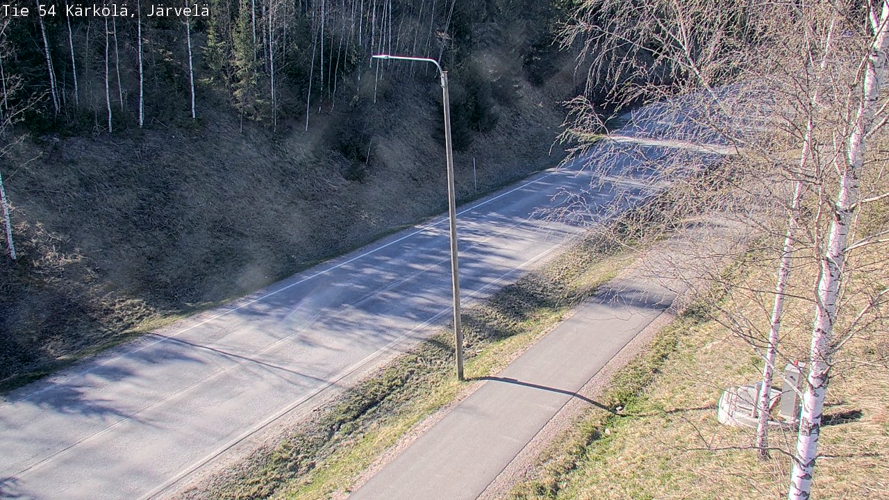 Weather Camera Image Väg 54 Kärkölä, Järvelä, Kärkölä, Päijät-Häme