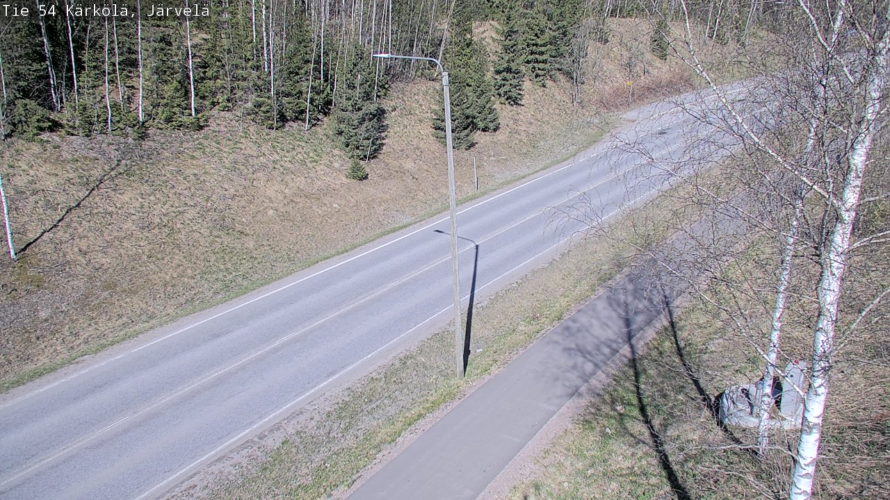 Weather Camera Image Road 54 Kärkölä, Järvelä, Kärkölä, Päijät-Häme