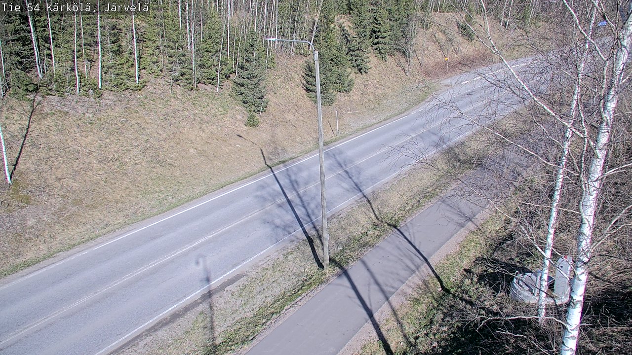 Weather Camera Image Väg 54 Kärkölä, Järvelä, Kärkölä, Päijät-Häme