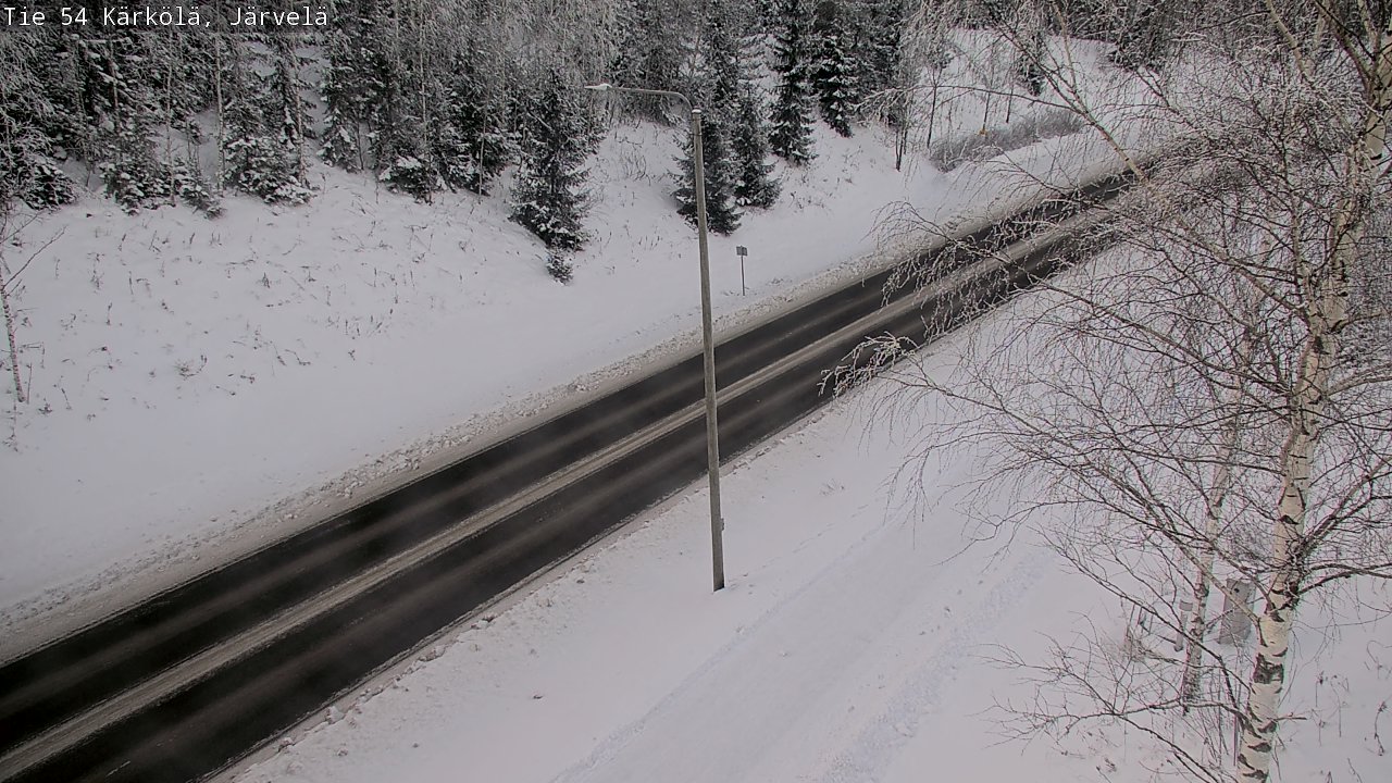 Weather Camera Image Väg 54 Kärkölä, Järvelä, Kärkölä, Päijät-Häme