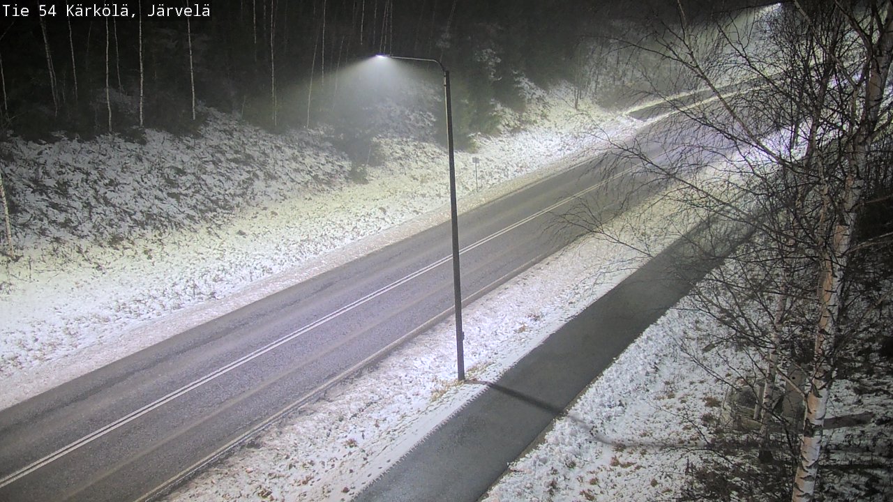 Weather Camera Image Väg 54 Kärkölä, Järvelä, Kärkölä, Päijät-Häme