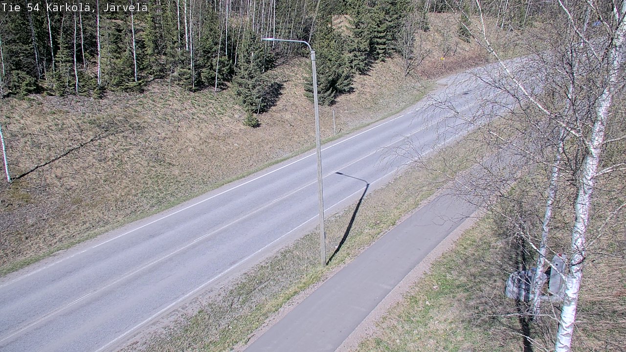 Weather Camera Image Road 54 Kärkölä, Järvelä, Kärkölä, Päijät-Häme