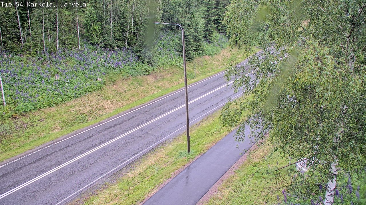 Weather Camera Image Väg 54 Kärkölä, Järvelä, Kärkölä, Päijät-Häme