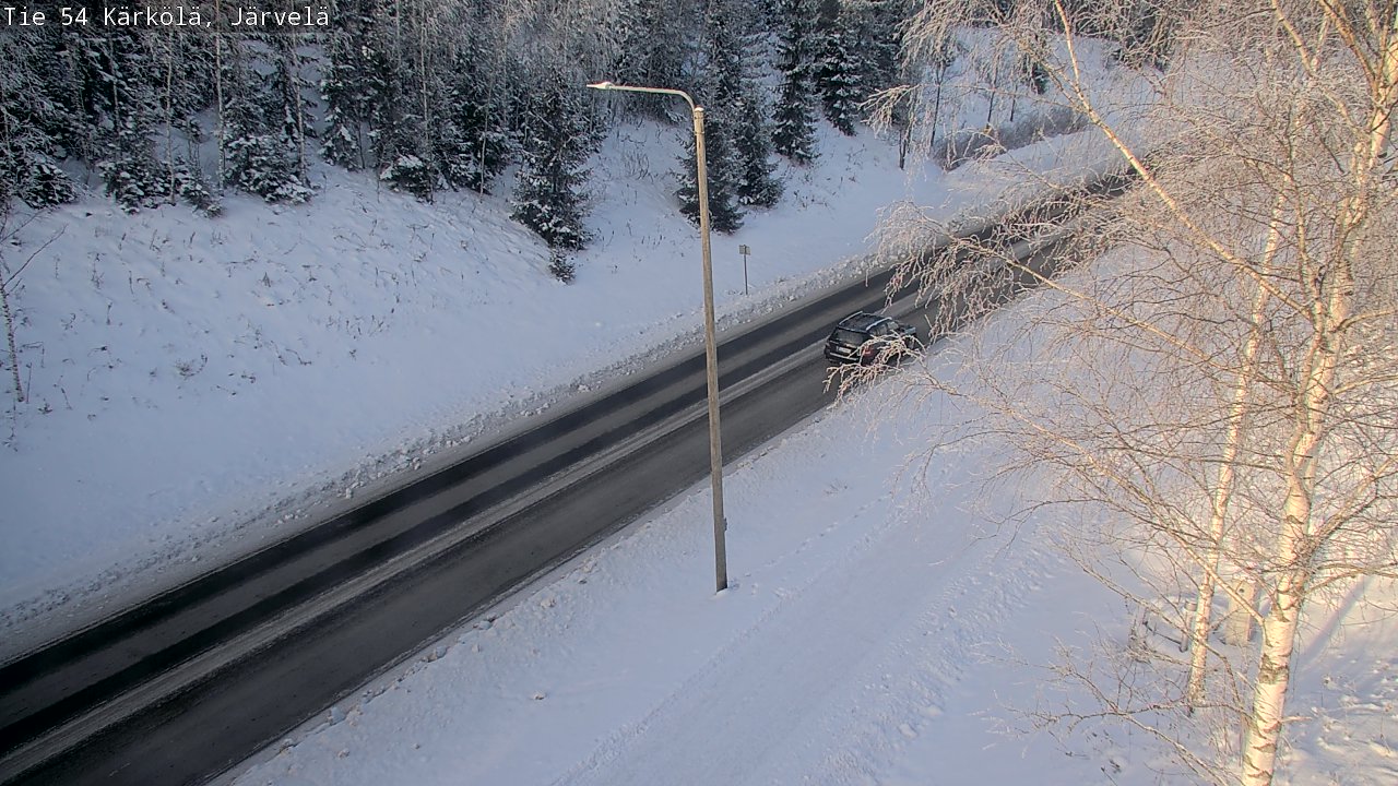 Weather Camera Image Väg 54 Kärkölä, Järvelä, Kärkölä, Päijät-Häme