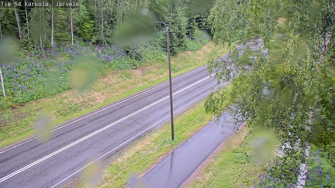 Weather Camera Image Väg 54 Kärkölä, Järvelä, Kärkölä, Päijät-Häme