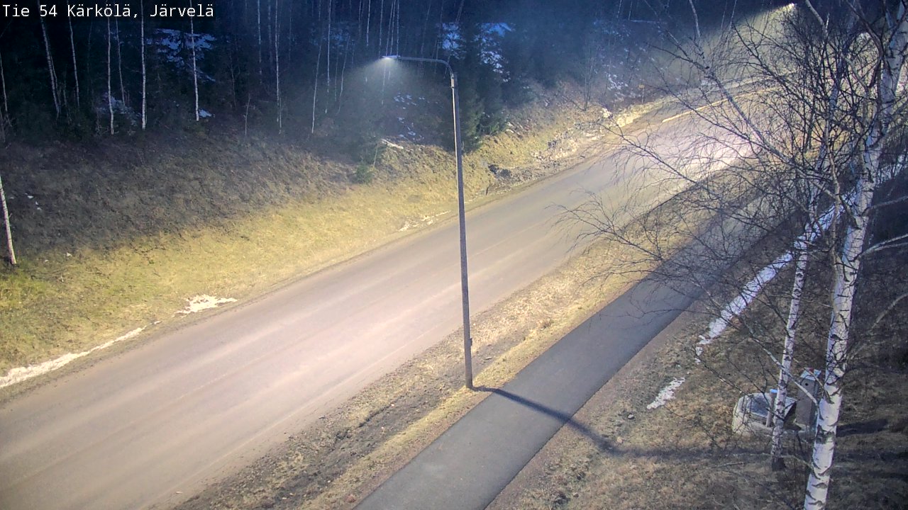 Weather Camera Image Road 54 Kärkölä, Järvelä, Kärkölä, Päijät-Häme