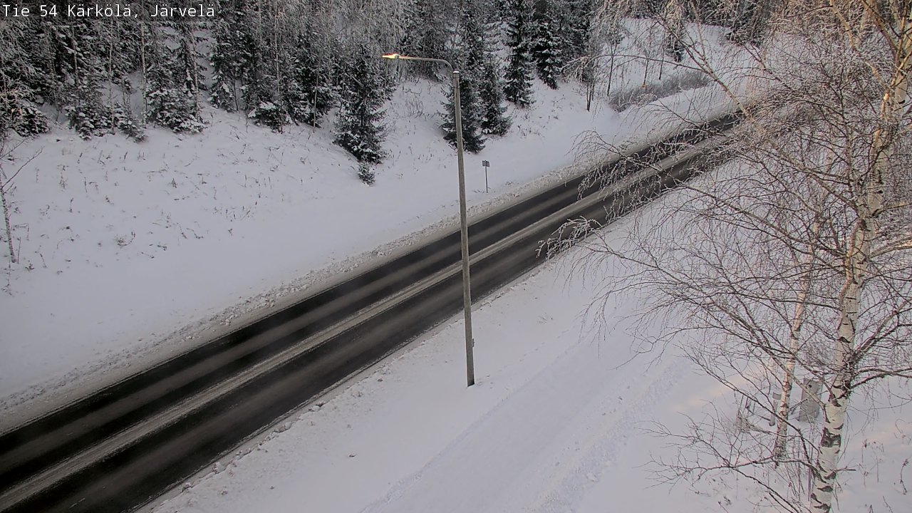 Weather Camera Image Väg 54 Kärkölä, Järvelä, Kärkölä, Päijät-Häme