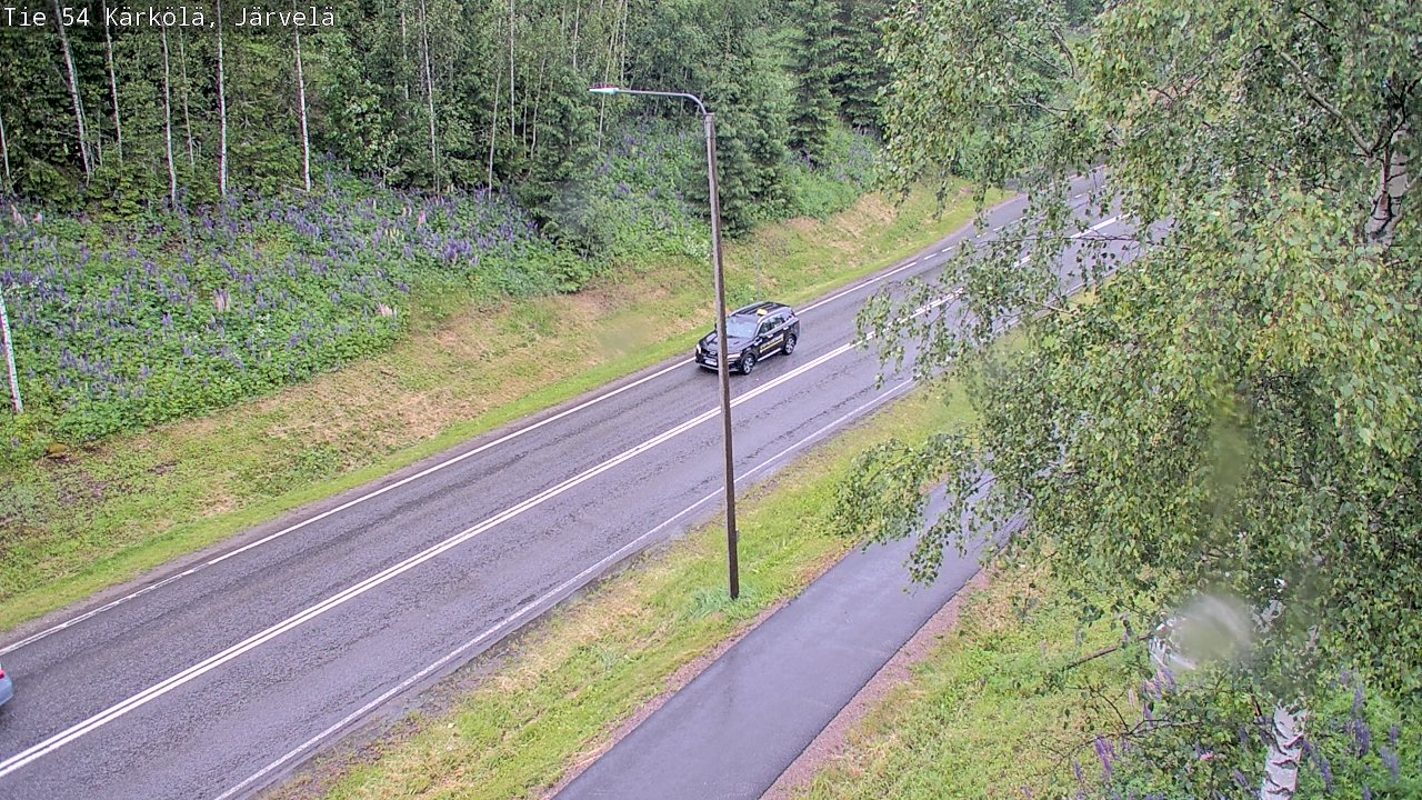Weather Camera Image Väg 54 Kärkölä, Järvelä, Kärkölä, Päijät-Häme