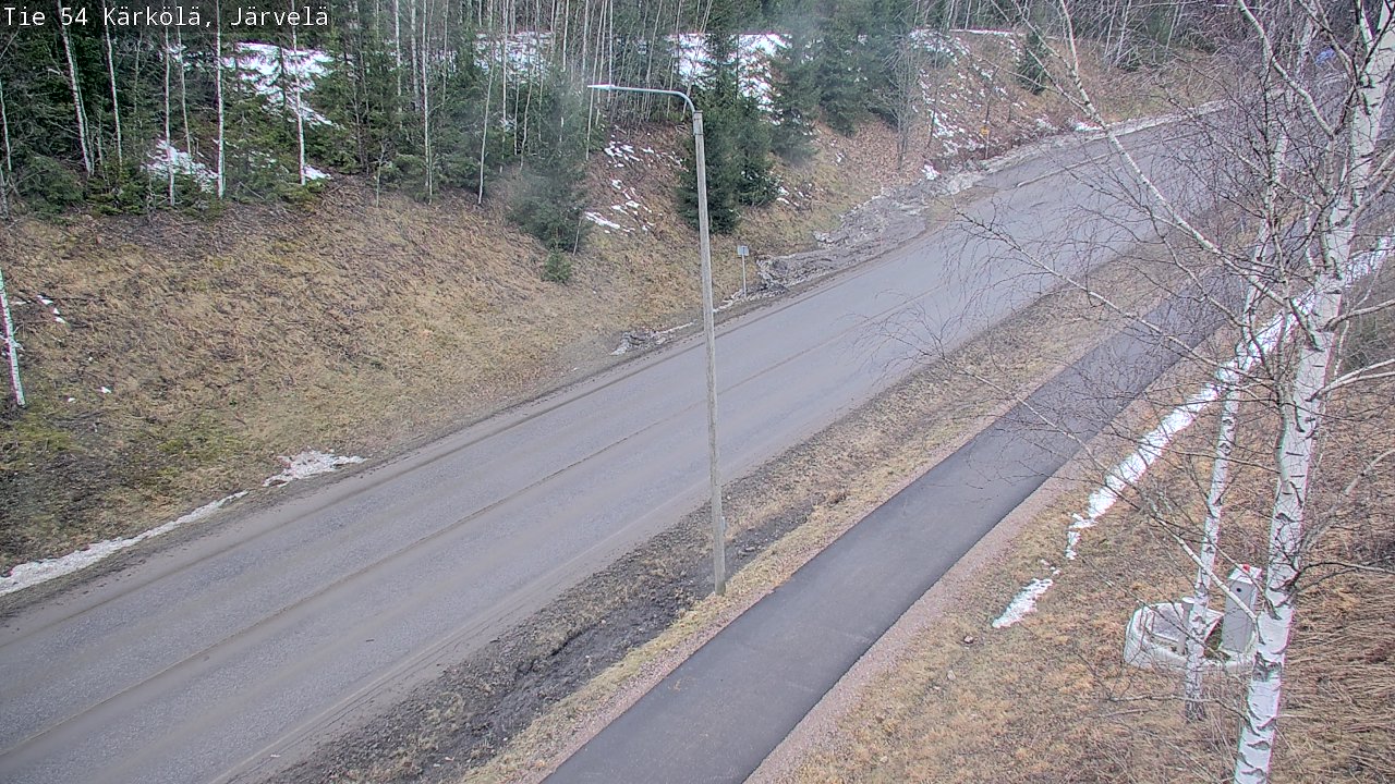Weather Camera Image Road 54 Kärkölä, Järvelä, Kärkölä, Päijät-Häme