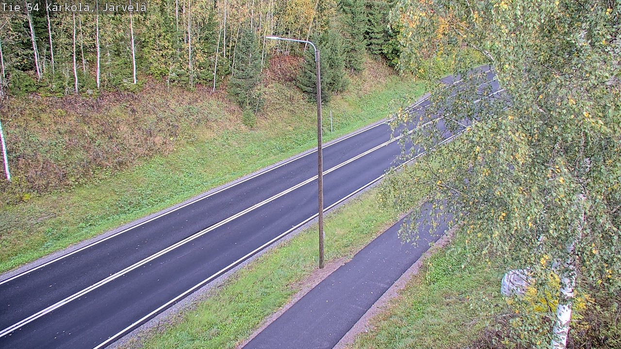 Weather Camera Image Road 54 Kärkölä, Järvelä, Kärkölä, Päijät-Häme
