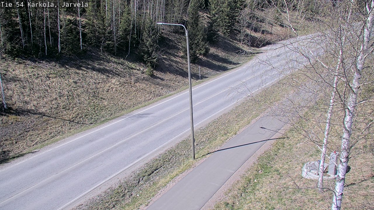 Weather Camera Image Road 54 Kärkölä, Järvelä, Kärkölä, Päijät-Häme