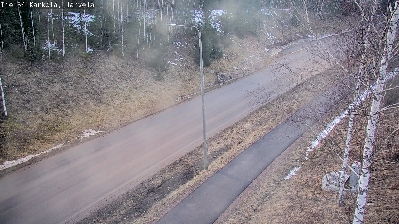 Weather Camera Image Road 54 Kärkölä, Järvelä, Kärkölä, Päijät-Häme