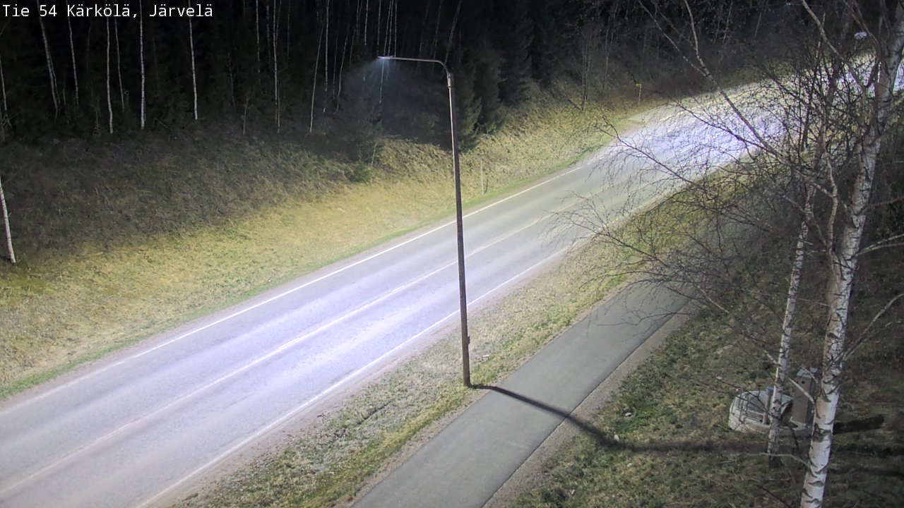Weather Camera Image Väg 54 Kärkölä, Järvelä, Kärkölä, Päijät-Häme