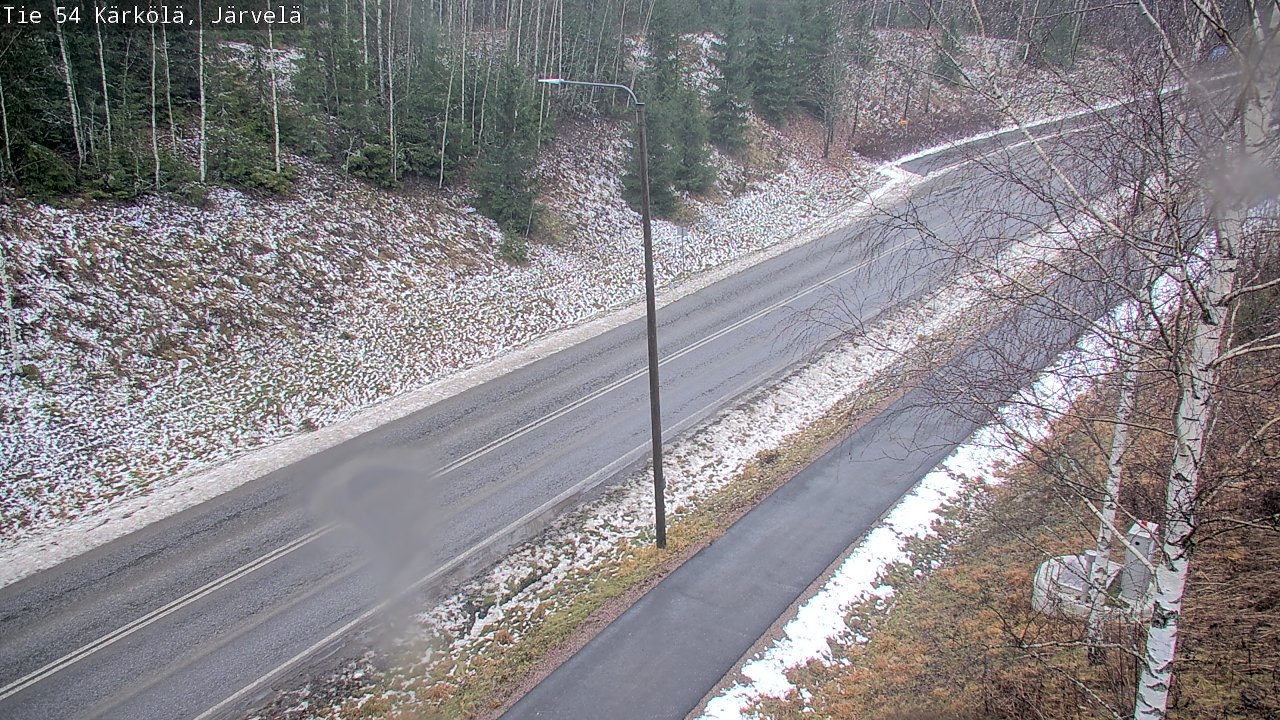 Weather Camera Image Väg 54 Kärkölä, Järvelä, Kärkölä, Päijät-Häme