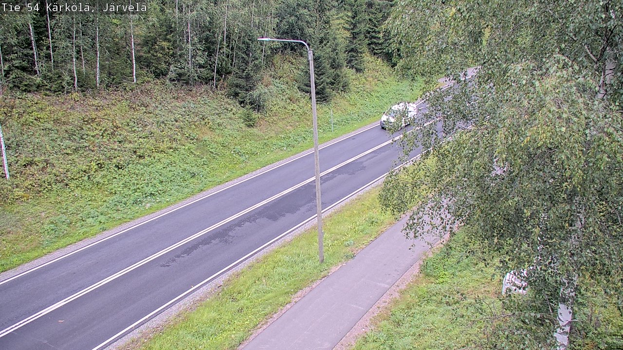 Weather Camera Image Väg 54 Kärkölä, Järvelä, Kärkölä, Päijät-Häme