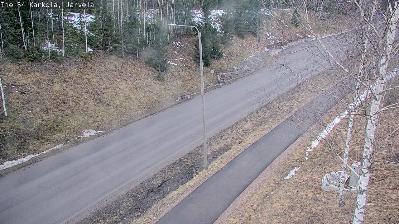 Weather Camera Image Road 54 Kärkölä, Järvelä, Kärkölä, Päijät-Häme