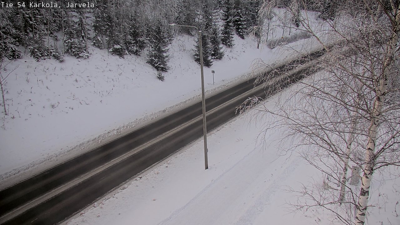 Weather Camera Image Väg 54 Kärkölä, Järvelä, Kärkölä, Päijät-Häme