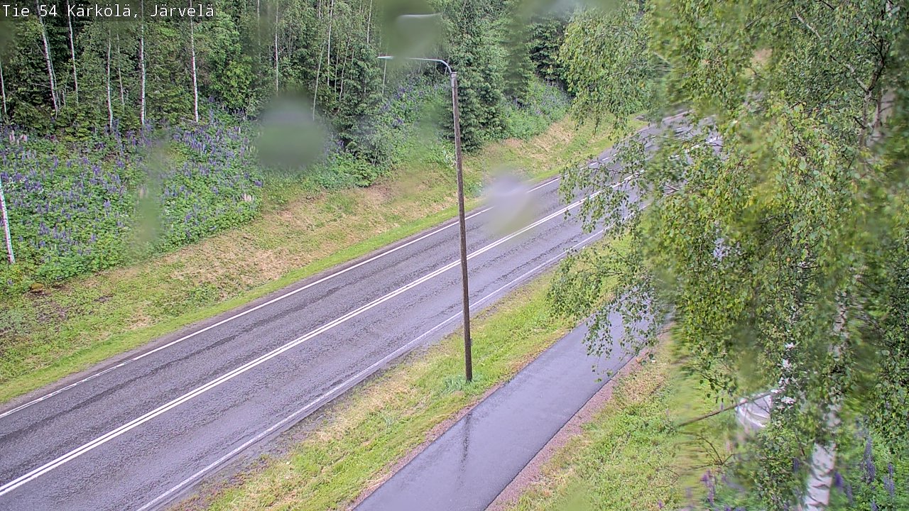 Weather Camera Image Väg 54 Kärkölä, Järvelä, Kärkölä, Päijät-Häme