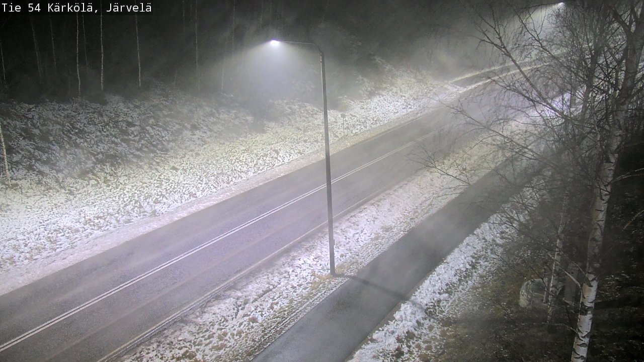 Weather Camera Image Väg 54 Kärkölä, Järvelä, Kärkölä, Päijät-Häme